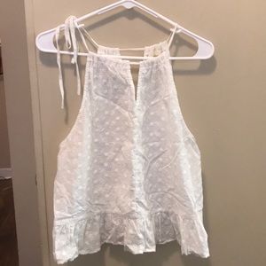 White summer blouse